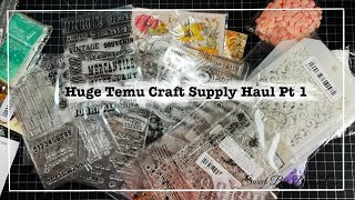 Huge Temu Craft Haul Part 1