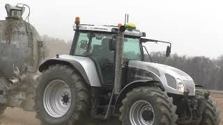 Gärreste Ansaugen aus den Güllebehälter  mit Case IH Puma 230 und 22 000 Liter Fass und  einarbeiten