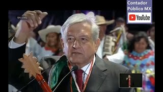 Noticia: Resumen financiero & fiscal de AMLO en su primer discurso como Presidente - 10 puntos