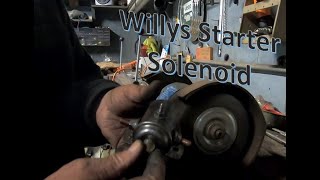 Willys Starter Solenoid Clean Up