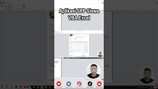 Aplikasi SPP Siswa VBA Excel #part13  #rudidowa  #vbaexcel  #shorts  #reels  #excelindonesia