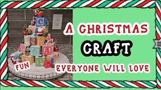 It's Fun Day Monday And We Made a Christmas Craft That Everyone Will Love