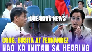 CONG. BOSITA AT FERNANDEZ NAG KA INITAN