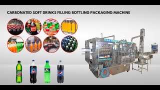 Carbonated Soda Water Filling Soft Drink Machinery