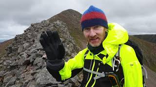 Walking the Carn Mor Dearg Arete on the way to Ben Nevis . part one.