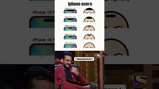 Samsung users Apple notch design funny video #apple #viral #samsung #smartphone #iphone