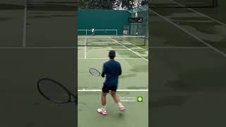 sadly I got lazy at the end #tennisplayer #tennislife #tennistime #tennispractice #tennismatch