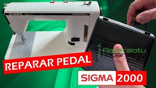 Reparación pedal máquina de coser sigma2000