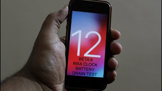 iPhone SE iOS 12 Beta 6 Battery Test