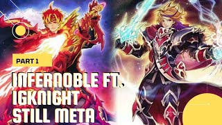 ⭕️PHASE 1: TIME TO USE INFERNOBLE AND IGKNIGHT IT WAS INSANE!📈DECK LIST| (WARRIOR/yugioh/遊戯王)