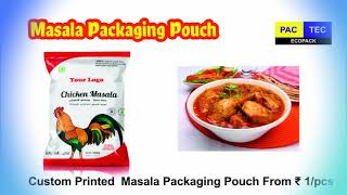 Custom Printed Masala Powder Packaging Pouch