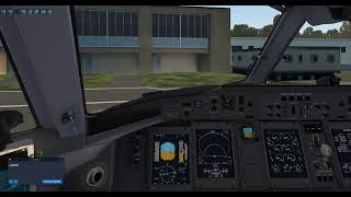 X-Plane FJS Q400XP (DH8D) vor navigation