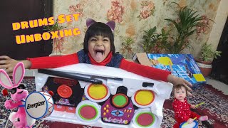 Ilisha Unboxing Jr. Drum Beat Set and Play | Princess Ilisha | Ilisha Toys