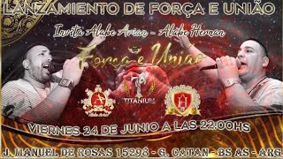 força e uniao / alabe Arian y alabe Hernan / proximo evento y CD