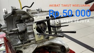 Turun Mesin All New SCOOPY Fi esp ||| Akibat telat OLI!!!!!