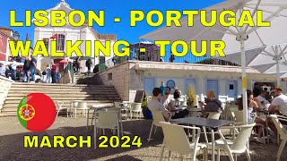 Lisbon Portugal Afternoon walking tour in 4K HDR #portugal #travel