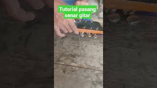 cara pasang senar gitar akustik #guitar #acousticguitar #acoustic #music #fyp