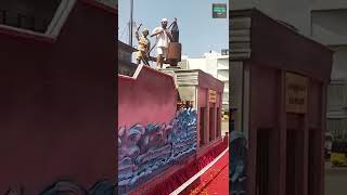 தமிழ்நாடு அலங்கார ஊர்தி-1 | திருச்சியில் | Tamilnadu Republic Day 2022 Decorative Vehicle in Trichy