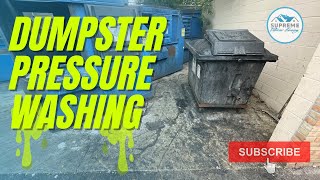 DIRTY DUMPSTER PRESSURE WASH - SATISFYING TIMELAPSE