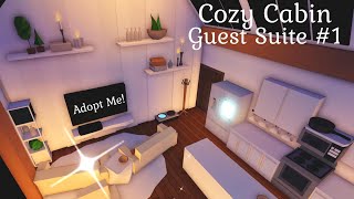 *NEW* Cozy Cabin - Guest Suite #1 - PART 2 - Tour & Speed Build - Adopt Me!