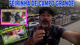 Feirinha de Campo Grande - RJ na Caçada Gamer. Tem de Tudo. É um sucesso.