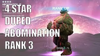 Marvel Contest of Champions | 4* ABOMINATION RANK 3!