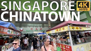 🇸🇬 Chinatown, Singapore Walking Tour [4K 60fps]