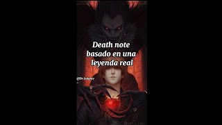 Death Note | Leyenda real en que se basó él manga #deathnote #anime #drluigi97 #otaku #ryuk #kira