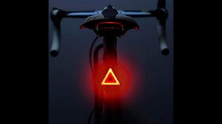 Lanterna Bike Sinalizador Traseiro Led Luz Segurança Triangulo