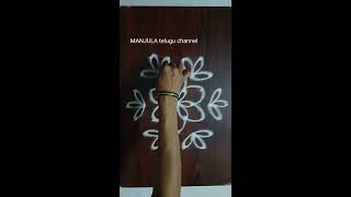 #shorts  // 7*4 dots rangoli // easy rangoli // daily rangoli // sankranthi muggulu