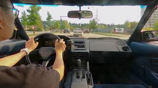 Toyota MR2 AW11 driving scene