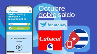 Octubre doble saldo - Recargas a Cuba 🇨🇺 Con Fonmoney [2023]