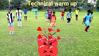 Technical warm up drills and soccer practice season#upload #uploadvideo #footballchochessurajit #yt