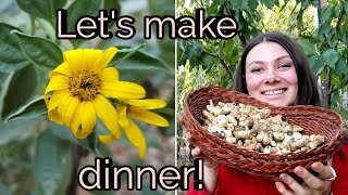 🌻HARVEST & COOK SUNCHOKES W/ME🌻 organic gardening