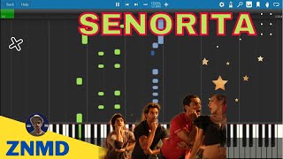 Senorita Piano Tutorial | ZNMD | Bollywood | Hrithik Roshan | Farhan Akhtar | Rishabh DA