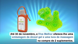 Luva de massagem e álcool gel são ofertas de novembro