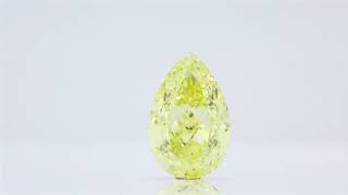 0.66 ct FANCY INTENSE YELLOW VS2 PEAR GIA