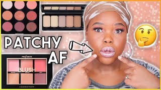 Testing Affordable Makeup Brands Profusion Cosmetics Mixed Metals Peach, Blush + Highlighter Palette