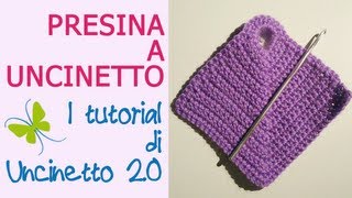 Tutorial uncinetto - Presine quadrate per la cucina