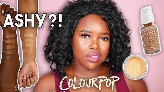 Colourpop Foundation Wear Test + Setting Powder | Too Ashy For Brown Girls?