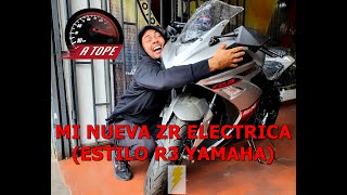 Mi nueva moto Eléctrica ⚡⚡ 🔥 (ZR 4000W - 88v 30a) ESTILO R3 YAMAHA