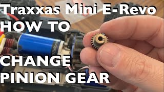 How to Change Pinion Gear aka “Speed Gear” on Traxxas Mini E-Revo