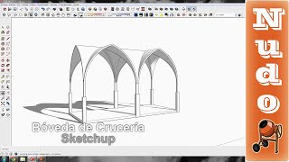 SKETCHUP: Cómo hacer una Bóveda de Crucería