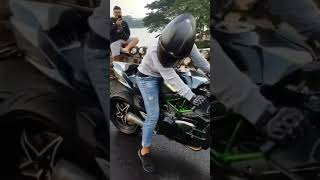 Kawasaki Ninja H2 Sound Test || super bike || VorVibes #shorts