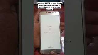 Samsung J4 FRP bypass Google account remove whithout pc mobile lock torna sikhe #viral #shortvideo