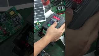 micno VFD keypad operation parameter choosing