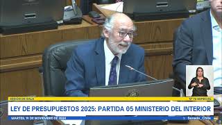 Ley ppto 2025: "necesitamos colocar más presupuesto en seguridad, desburocratizando los procesos"