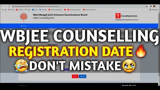 WBJEE Registration Date ??😱 || WBJEE 2023 Counselling🔥 Wbjee Exam 2023