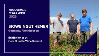 Bioweingut Hemer - Ecovin Producer from Rheinhessen - at the Cool Climate Wine Summit 2025