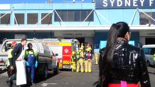 Emergency services response - Sydney Fish Markets